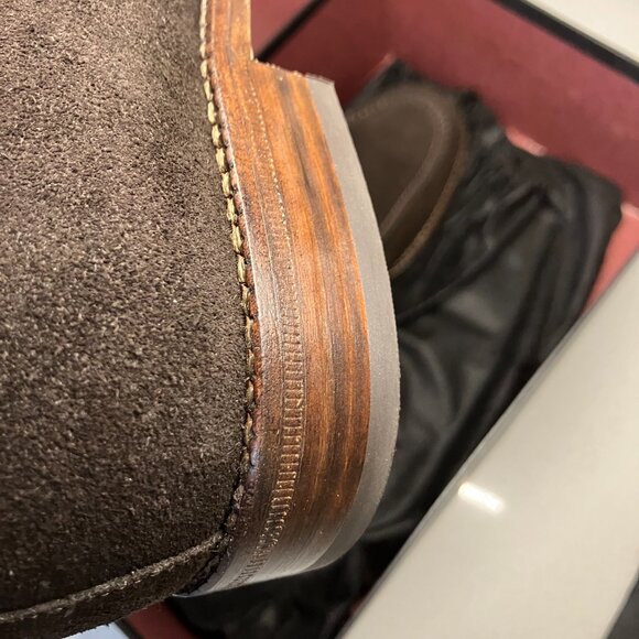 Beckett Simonon Roy Suede Loafers - Size 9US - Brown - Worn Twice